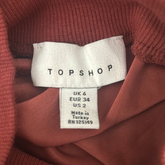 Topshop Velour Track Suit- Top is size 2 Pants are a size 8-10 - Picture 9 of 11